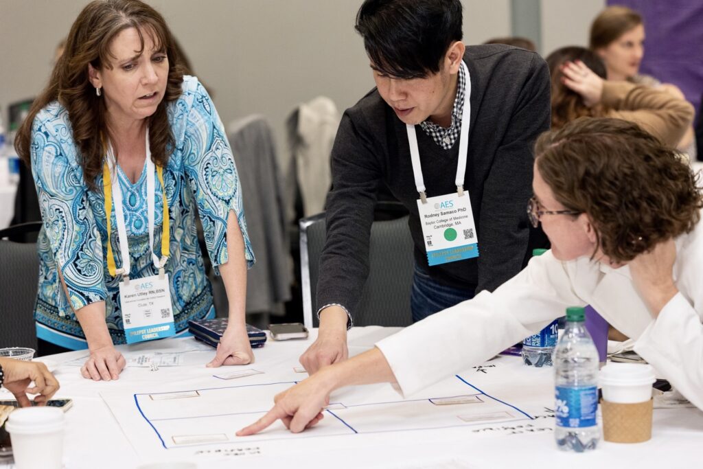 Mapping out strategies during the American Epilepsy Society (AES) annual meeting in Orlando, Florida